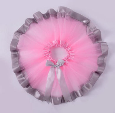 Ballet Pink Princess Tulle Toddler Ribbon Ballet Tutu Skirts