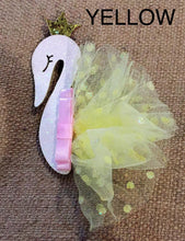 Load image into Gallery viewer, 2pc Ballerina Hair clips Baby Girls Lace Swan Hair Buckle Hairpin Headdress