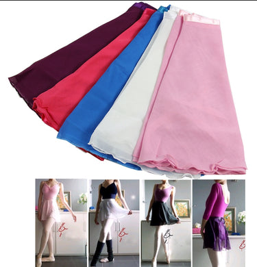 Women Adult Teens Wrap Chiffon Skirt