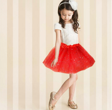 Kids Toddler Tutu Skirts With Glitters