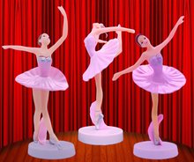 Load image into Gallery viewer, 3pcs Ballerina Girls Ballet Cake Topper