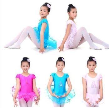 Kids Princess Ballerina Gymnastics Dance Girl Dress Ballet Tutu Leotard