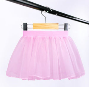 Kids Ballet Party Dance Tulle Skirt Pink Ballet Girl Dance Skirt