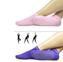 Load image into Gallery viewer, 4 Pairs Non Slip Sock Women Ladies Yoga Socks