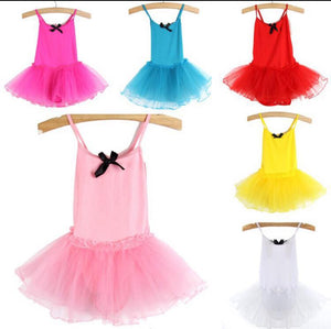 Girls Kids Ballet Gymnastics Tutu Skirt Leotard Dancing Dress