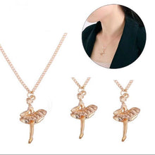 Load image into Gallery viewer, Ballet Girl Shaped Pendant Fashion  Chain Short Necklace