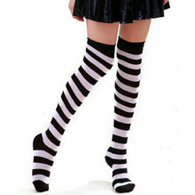 Load image into Gallery viewer, Kids Adult Stripe Knee high Socks Cosplay Costume Socks