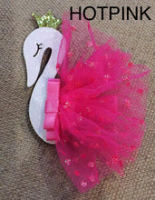 Load image into Gallery viewer, 2pc Ballerina Hair clips Baby Girls Lace Swan Hair Buckle Hairpin Headdress