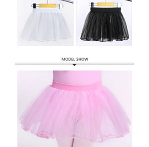 Kids Ballet Party Dance Tulle Skirt Pink Ballet Girl Dance Skirt