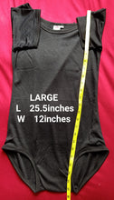 Load image into Gallery viewer, Short Sleeve Ballet Leotard Teens Adult Ladiew Black Leotards