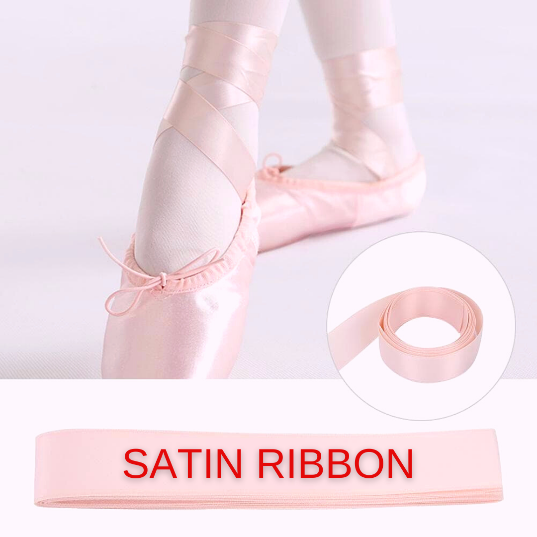 SBA Ballet Pointe Shoes Satin Ribbons Satin Shoe Accessories