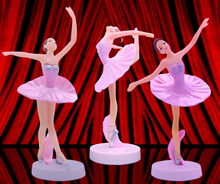 Load image into Gallery viewer, 3pcs Ballerina Girls Ballet Cake Topper